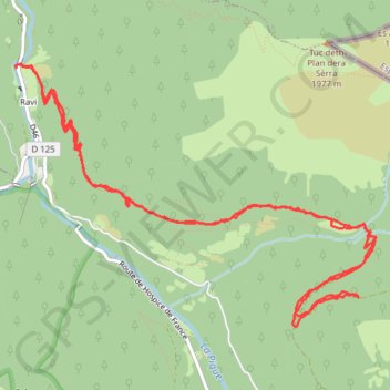 Luchon Cabane de Barguères GPS track, route, trail