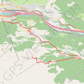 Airolo-Cassinello - Inverno GPS track, route, trail
