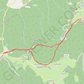 Pilat GPS track, route, trail