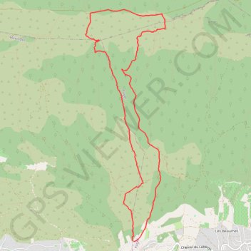 Le Dégoutau GPS track, route, trail