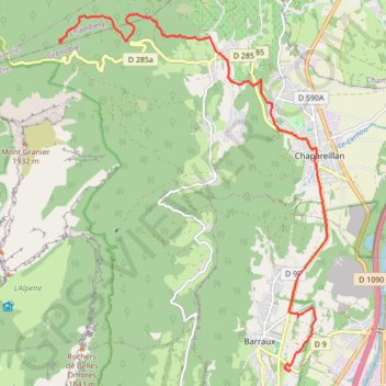 Lac noir GPS track, route, trail