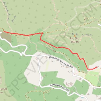 Font de Mai GPS track, route, trail