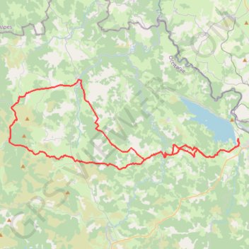 Naussac - Grandieu GPS track, route, trail