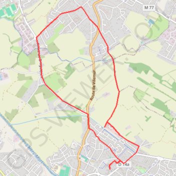 Castelginest GPS track, route, trail