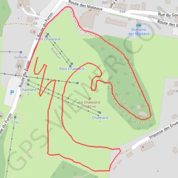 Course vercors vtt chatellard GPS track, route, trail
