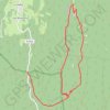 Croix du Signal par les échelles de Château Richard GPS track, route, trail