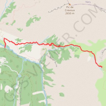 La Chalp GPS track, route, trail