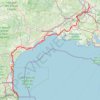 Courthézon (84350), Vaucluse, Provence-Alpes-Côte d'Azur, France - Cerbère (66290), Pyrénées-Orientales, Occitanie, France GPS track, route, trail