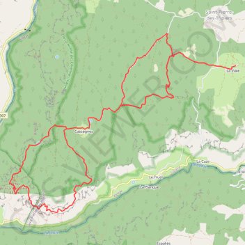 Gorges du Tarn 4-16135143 GPS track, route, trail