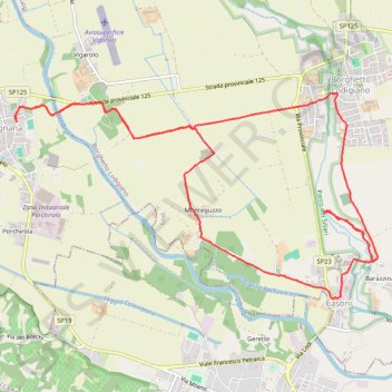 Monteguzzo,Casoni,Borghetto GPS track, route, trail