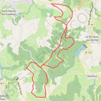 BAROLLIERE CHAVANOL PLANIL GPS track, route, trail
