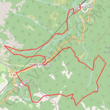 La Foce Vizzavona GPS track, route, trail