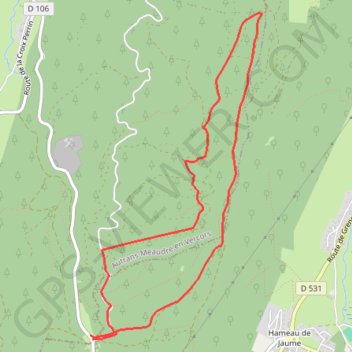 La croix perrin GPS track, route, trail