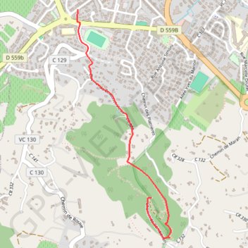 Chemin des oratoires/Balade individuelle GPS track, route, trail