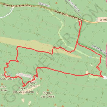 La Feuillardiere GPS track, route, trail