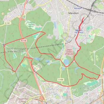 La Meudonnaise GPS track, route, trail