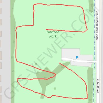 Horizon Park, Carol Stream GPS track, route, trail
