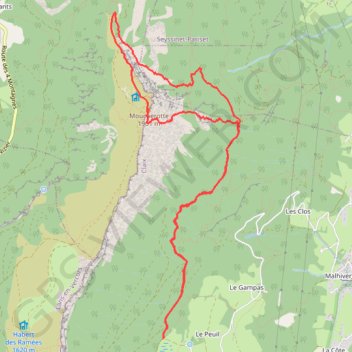 Moucherotte Tour GPS track, route, trail