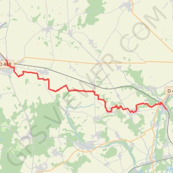De Nangis à Longueville GPS track, route, trail