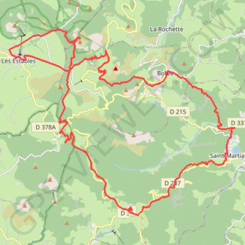 Mézenc - Mont Gerbier-de-Jonc GPS track, route, trail