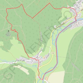 Vallée de l'Ouche GPS track, route, trail