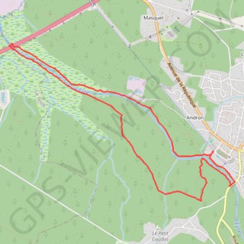 Autour de Mios GPS track, route, trail