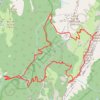 Chaos de Bellefond - Pas de Rocheplane - Col de Bellefond GPS track, route, trail