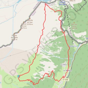 Chalets de Loriaz GPS track, route, trail