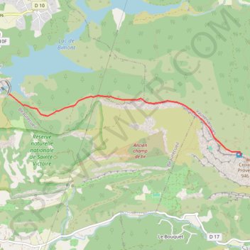 Croix GPS track, route, trail
