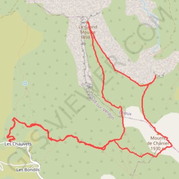 La Palud sur Verdon GPS track, route, trail
