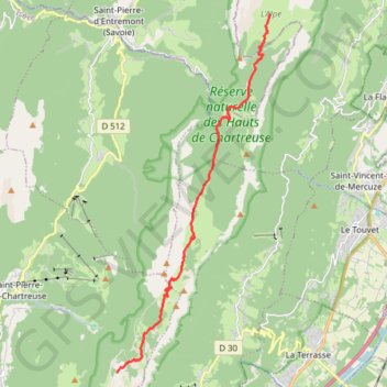 Traversée - Jour 3 GPS track, route, trail
