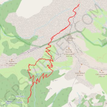 Chaillol GPS track, route, trail