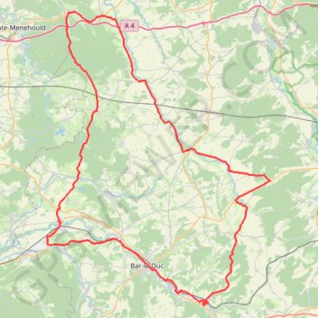 Triaucourt - Tronville-en-Barois GPS track, route, trail