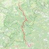 Étape 8 : L'Hom - Le Vigan GPS track, route, trail