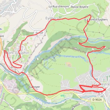 Guillestroise GPS track, route, trail