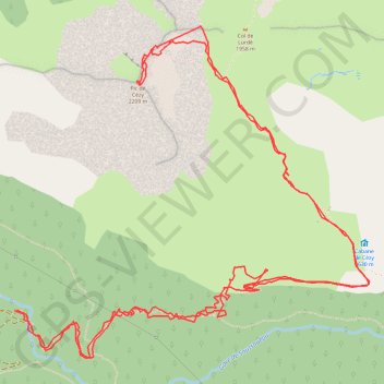 Pic de Cezy GPS track, route, trail