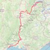 ViaRhôna tracé complet de Saint-Gingolph à Sète GPS track, route, trail