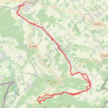 Altkirch - Winkel - Altkirch le long de l'Ill GPS track, route, trail