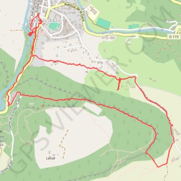 Mas d Azil GPS track, route, trail