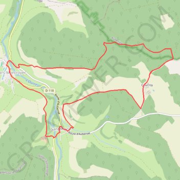 Circuit de la Juchère GPS track, route, trail