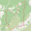 Gorges de Vaumale et Lioux GPS track, route, trail