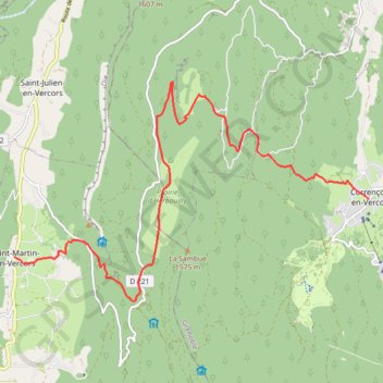 Rewild tracé J1 GPS track, route, trail