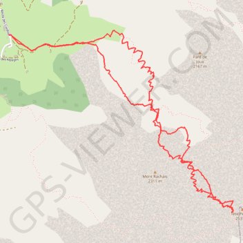 Tete Pelouse GPS track, route, trail