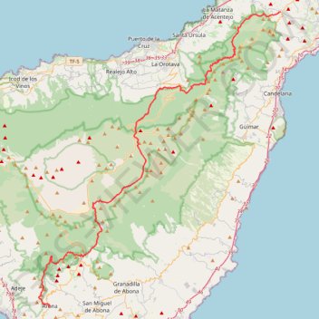 Tenerife (Canary Islands) GR 131 GPS track, route, trail