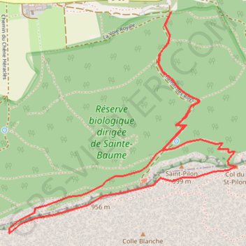 Grotte Sainte Marie Madeleine - Le Saint Pilon GPS track, route, trail