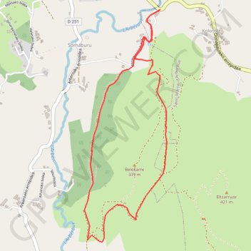 Belekarre - Saint-Martin-d'Arbéroue GPS track, route, trail