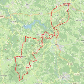 Telethon Montfaucon 2018-9262088 GPS track, route, trail