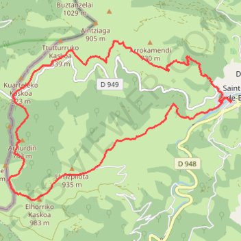 Trenpeta-Ispeguy GPS track, route, trail