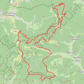 Ballon Alsace GPS track, route, trail
