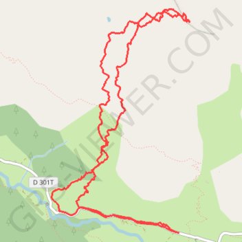 Crête de Mome GPS track, route, trail
